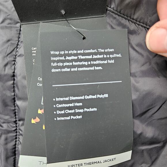 NWT Stormtech Women's Large Black Full Zipped Quilted Jacket - Picture 9 of 11